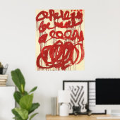 CY Twombly (30) Poster (Thuiskantoor)