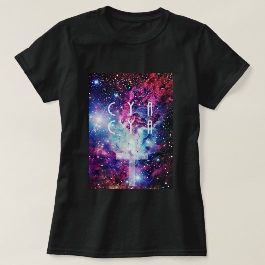CYA MANNEN Galaxy T-shirt (Design voorkant)