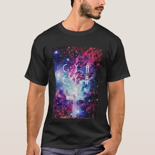 CYA MANNEN Galaxy T-shirt (Voorkant)