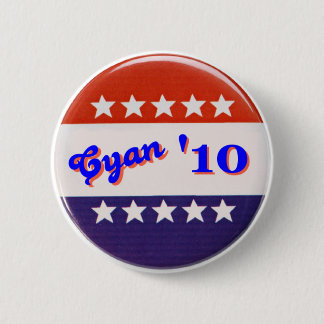 Cyaan '10 Button