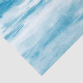 Cyaan Abstract Tissuepapier (Detail)