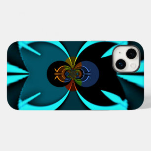 Cyaan Abstracte kunst Print Case-Mate iPhone 14 Plus Hoesje
