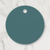 Cyaan Bedankjes Labels (Voorkant)