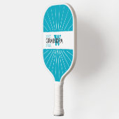 Cyaan Beste Opa ooit, Monogramed Carbon Fiber P Pickleball Paddle (Links)