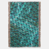 Cyaan bevlekt, gegraasd, geraspt of ander baksteen deken (Voorkant Verticaal)