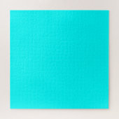 Cyaan Blauw Groen Turquoise Stevige Kleur Legpuzzel (Horizontaal)