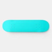 Cyaan Blauw Groen Turquoise Stevige Kleur Persoonlijk Skateboard (Horizontaal)