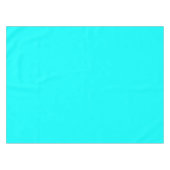 Cyaan Blauw Groen Turquoise Stevige Kleur Tafelkleed (Voorkant (Horizontaal))