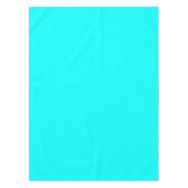 Cyaan Blauw Groen Turquoise Stevige Kleur Tafelkleed (Voorkant)