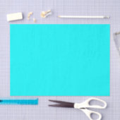 Cyaan Blauw Groen Turquoise Stevige Kleur Tissuepapier (Craft)