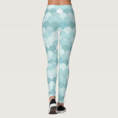 Cyaan blauwe zeemeervis leggings (Achterkant)