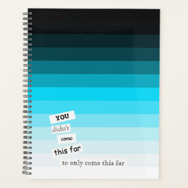 Cyaan Blue Gradient Day Planner