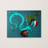 Cyaan Dragon 8x10 Legpuzzel (Horizontaal)