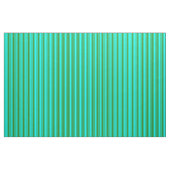 Cyaan- en Forest Green Stripes Pattern Stof (Yard (91,4 cm))