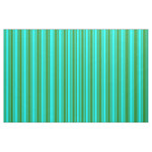 Cyaan- en Forest Green Stripes Pattern Stof (Fat Quarter)