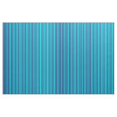 Cyaan en Midnight Blue Colored Lines Stof (Yard (91,4 cm))