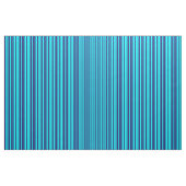 Cyaan en Midnight Blue Colored Lines Stof (Fat Quarter)