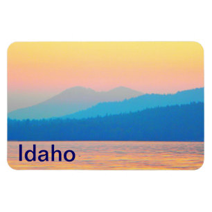 Cyaan en Salmon Sunset Magneet