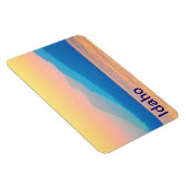 Cyaan en Salmon Sunset Magneet (Rechterzijde)