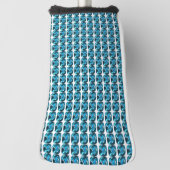 Cyaan Golfheadcover (Draai 90)