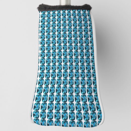 Cyaan Golfheadcover (Draai 90)