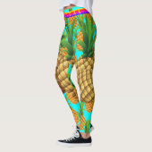 Cyaan - Ik hou van ananassen Leggings (Links)
