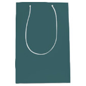 Cyaan Medium Cadeauzakje (Voorkant)