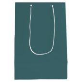 Cyaan Medium Cadeauzakje (Achterkant)