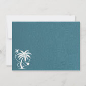 Cyaan Mexico Passport Bedankkaart (Achterkant)