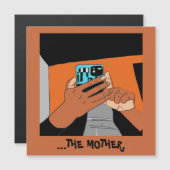 Cyaan Oranje Black, van moeders Mobile Hands (Voorkant / Achterkant)