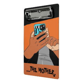 Cyaan Oranje Black, van moeders Mobile Hands Mini Klembord