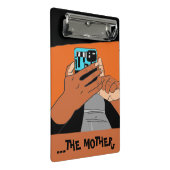 Cyaan Oranje Black, van moeders Mobile Hands Mini Klembord (Schuin)