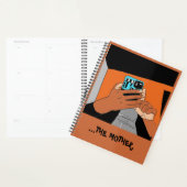 Cyaan Oranje Black, van moeders Mobile Hands Planner (Display)