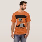 Cyaan Oranje Black, van moeders Mobile Hands T-shirt (Voorkant volledig)