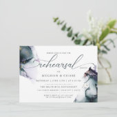 Cyaan Paarse Fantasy Ocean Amethyst Gem Geode Kaart (Staand voorkant)