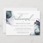 Cyaan Paarse Fantasy Ocean Amethyst Gem Geode Kaart (Voorkant)