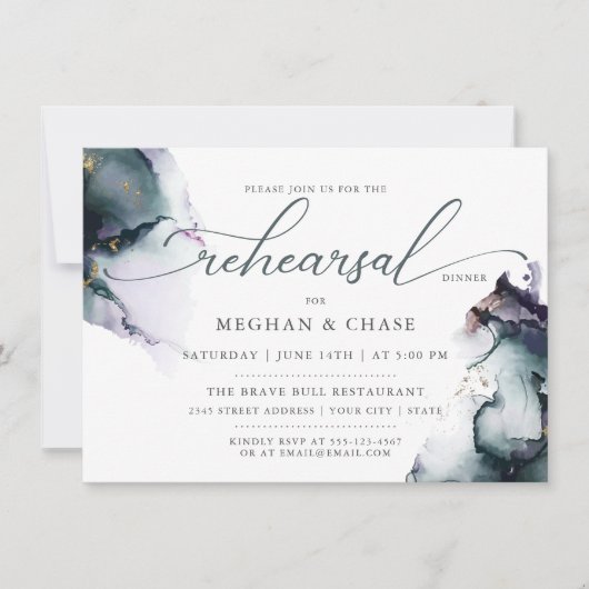 Cyaan Paarse Fantasy Ocean Amethyst Gem Geode Kaart (Voorkant)