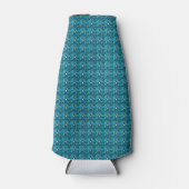 cyaan patroon flesjeskoeler (Voorkant)