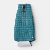 cyaan patroon flesjeskoeler (Achterkant)