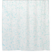 Cyaan Rain Shower Curtain Douchegordijn (Voorkant)