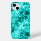 Cyaan-ruw textiel Case-Mate iPhone case (Achterkant)
