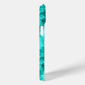 Cyaan-ruw textiel Case-Mate iPhone case (Achterkant / Rechts)