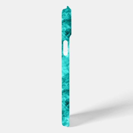 Cyaan-ruw textiel Case-Mate iPhone case (Achterkant / Rechts)