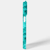 Cyaan-ruw textiel Case-Mate iPhone case (Achterkant / Rechts)