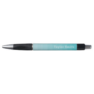 Cyaan Shades of Blue Horizontal Stripes Youthful Pen