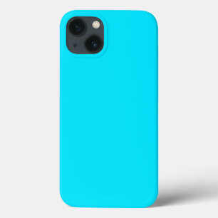 Cyaan Sky Blue Color past dit aan iPhone 13 Hoesje