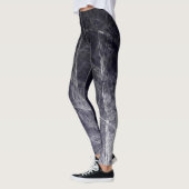 Cyaan Texture Feathers - Leggings (Links)