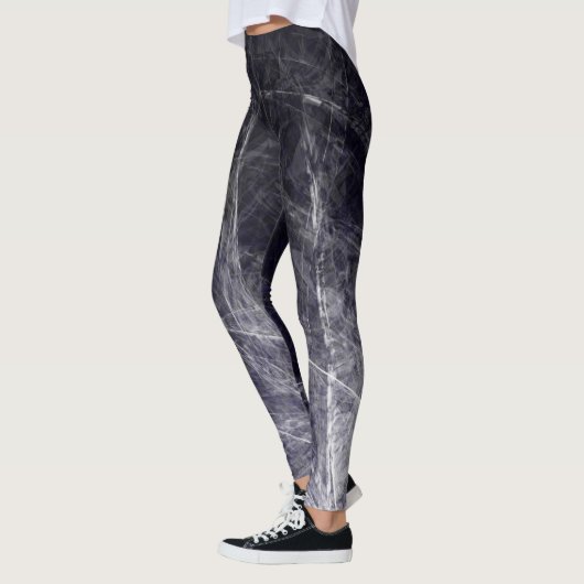 Cyaan Texture Feathers - Leggings (Links)