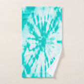 Cyaan Tie Kleurstofpatroon  Beachy Bad Handdoek (Handdoek)