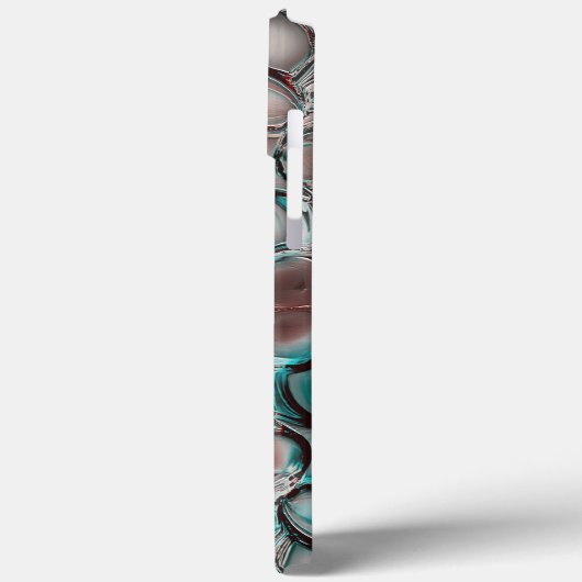 Cyaan tot kopercellen met zacht licht reflectie Case-Mate iPhone case (Achterkant / Links)